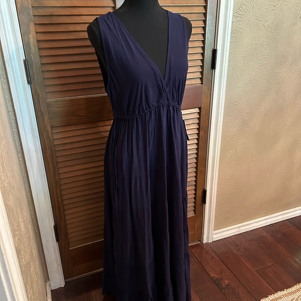 Max Studio Navy Maxi Dress